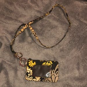 Vera Bradley lanyard wallet